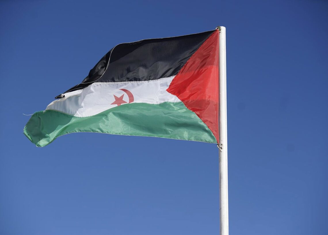 Archivo - Bandera de la República Árabe Saharaui DemocráticaCEDIDA POR EL FRENTE POLISARIO - Archivo