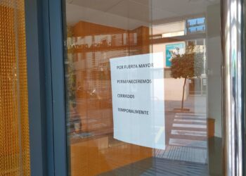 Cartel en la clínica dental donde fue tratada la menorEUROPA PRESS