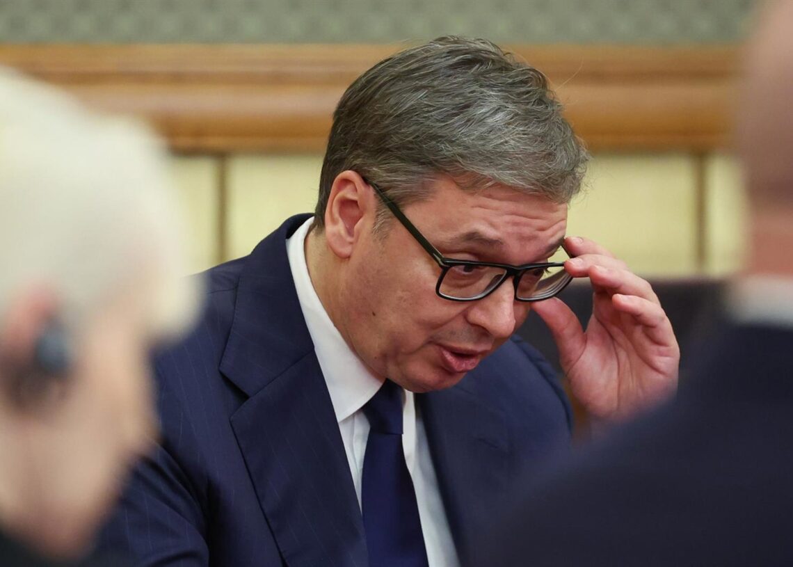 Archivo - El presidente de Serbia, Aleksandar VucicEuropa Press/Contacto/Alexander Kazakov - Archivo