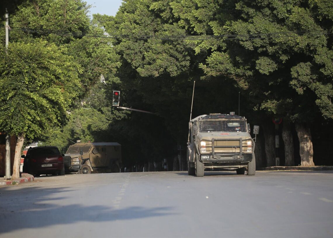 Tropas israelíes en Nablús (Cisjordania)Europa Press/Contacto/Mohammed Nasser