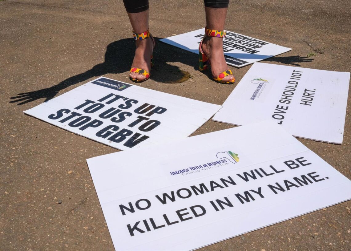 Archivo - Protestas contra la violencia de género en Sudáfrica (archivo).Europa Press/Contacto/John Robinson - Archivo