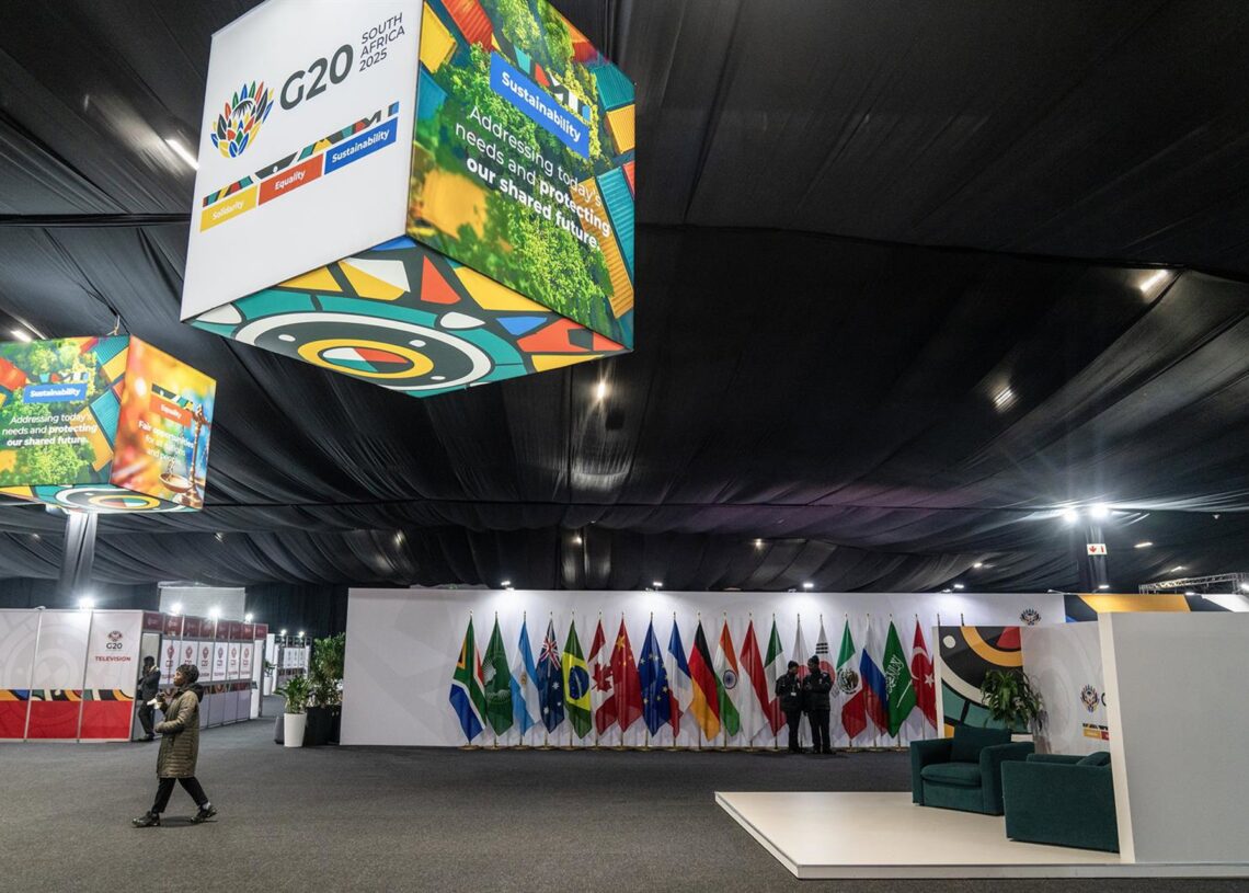 Imagen de archivo de la cumbre del G20 en Johannesburgo (Sudáfrica)Europa Press/Contacto/Shiraaz Mohamed
