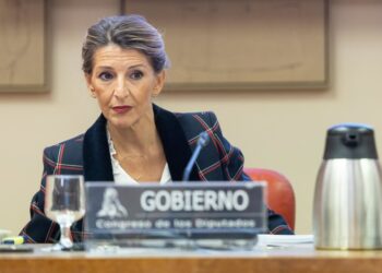 La  vicepresidenta segunda del Gobierno y ministra de Trabajo y Seguridad Social, Yolanda Díaz, comparece ante la Comisión de Trabajo, Economía Social, Inclusión, Seguridad Social y Migraciones, a 6 de noviembre de 2025, en Madrid (España).Eduardo Parra - Europa Press