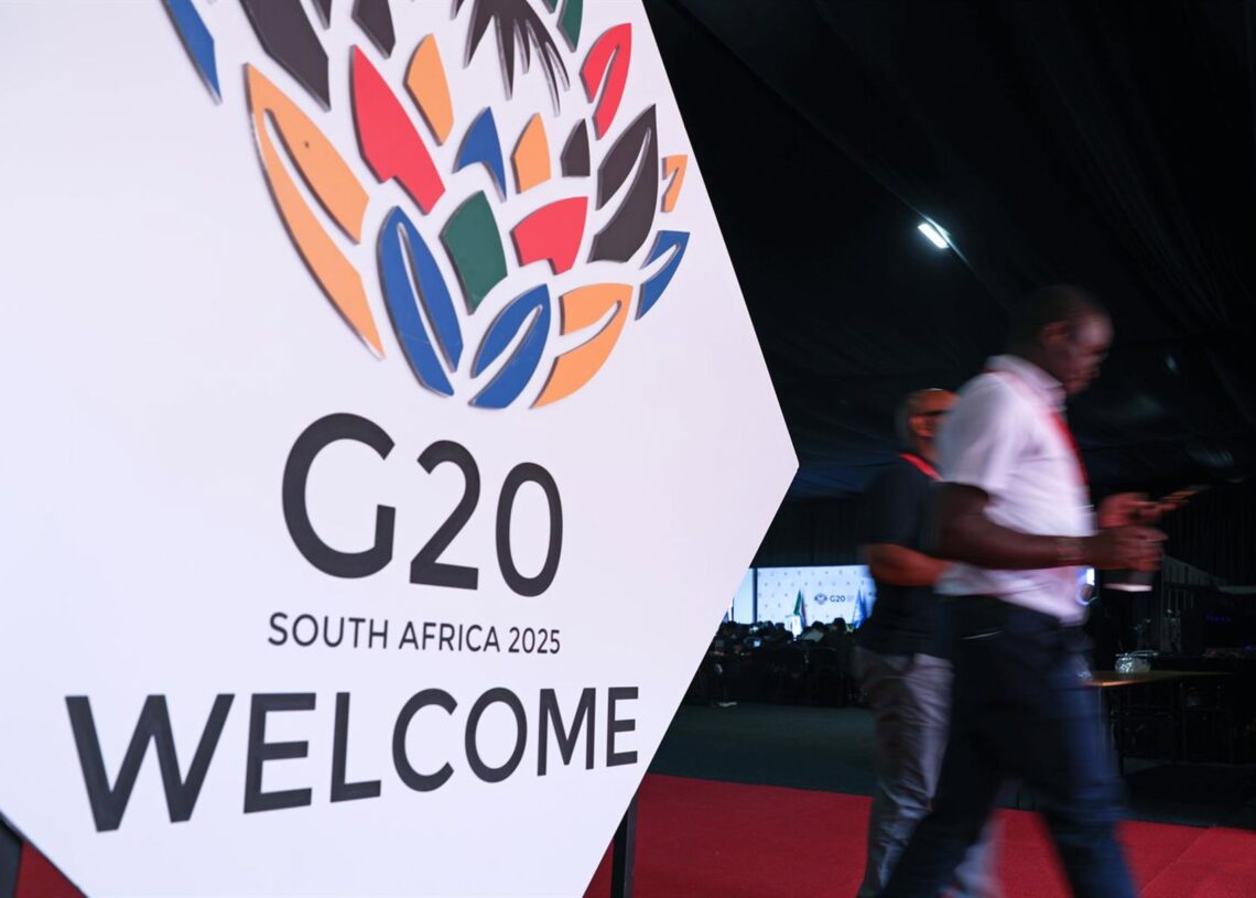 Mural de la cumbre del G20 en JohannesburgoEuropa Press/Contacto/Chen Wei