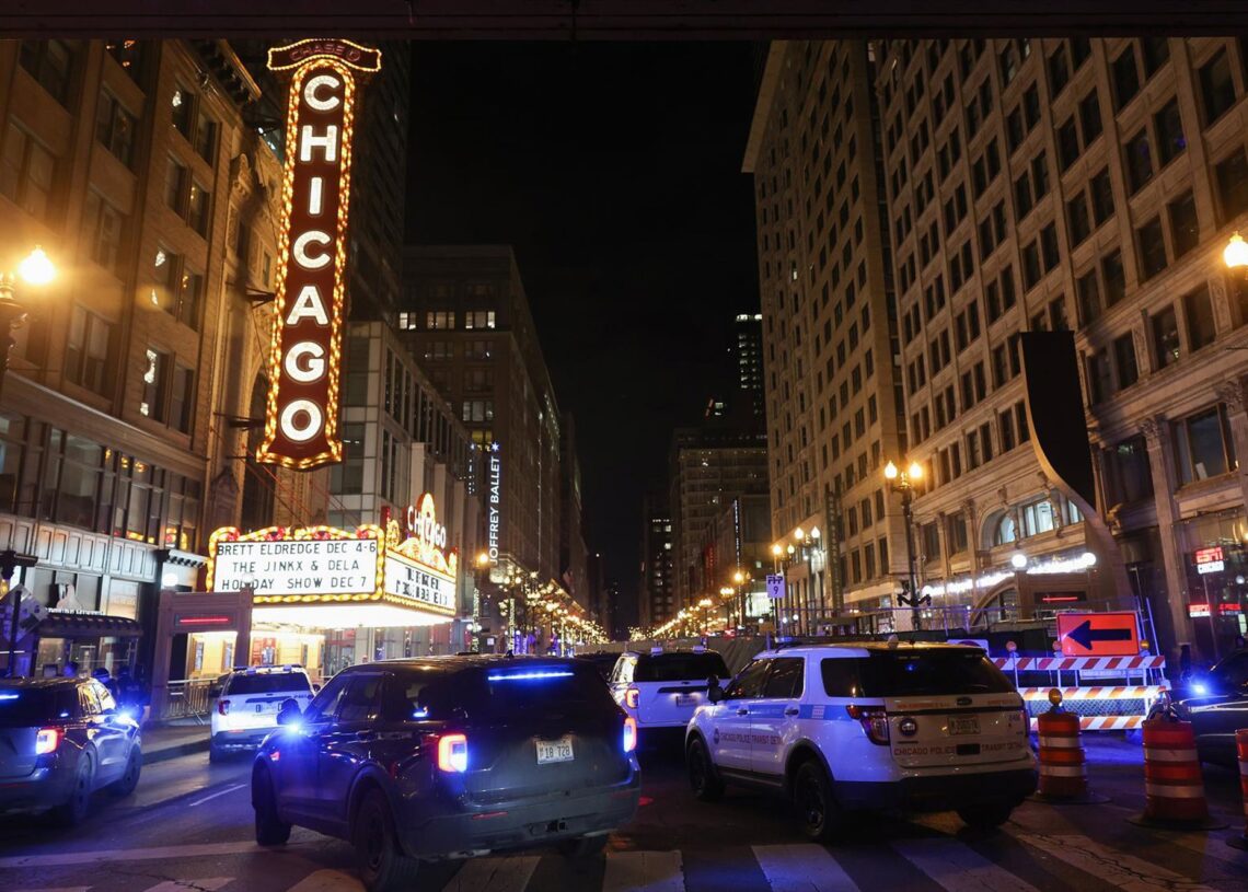 Tiroteo durante encendido de luces navideñas en North State Street, Chicago (Illinois, EEUU)Europa Press/Contacto/John J. Kim