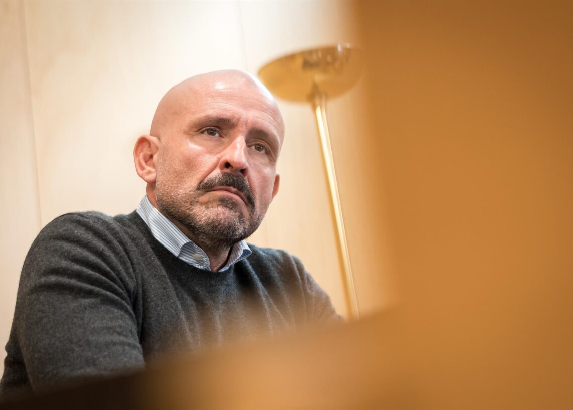 El vicesecretario de Educación e Igualdad del PP, Jaime de los Santos, durante uan entrevista concedida a Europa Press.DIEGO RADAMES-EUROPA PRESS