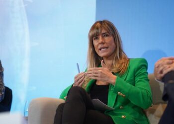 Archivo - La directora de la Cátedra de Transformación Social Competitiva de la Universidad Complutense de Madrid (UCM), Begoña Gómez, en las Jornadas de Sostenibiliad 2021 de Red Eléctrica de España.RED ELÉCTRICA DE ESPAÑA - Archivo