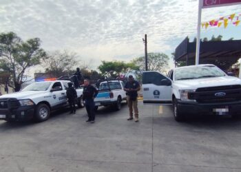 Archivo - Policías y sus vehículos en Michoacán, MéxicoSECRETARÍA DE SEGURIDAD DE MICHOACÁN - Archivo