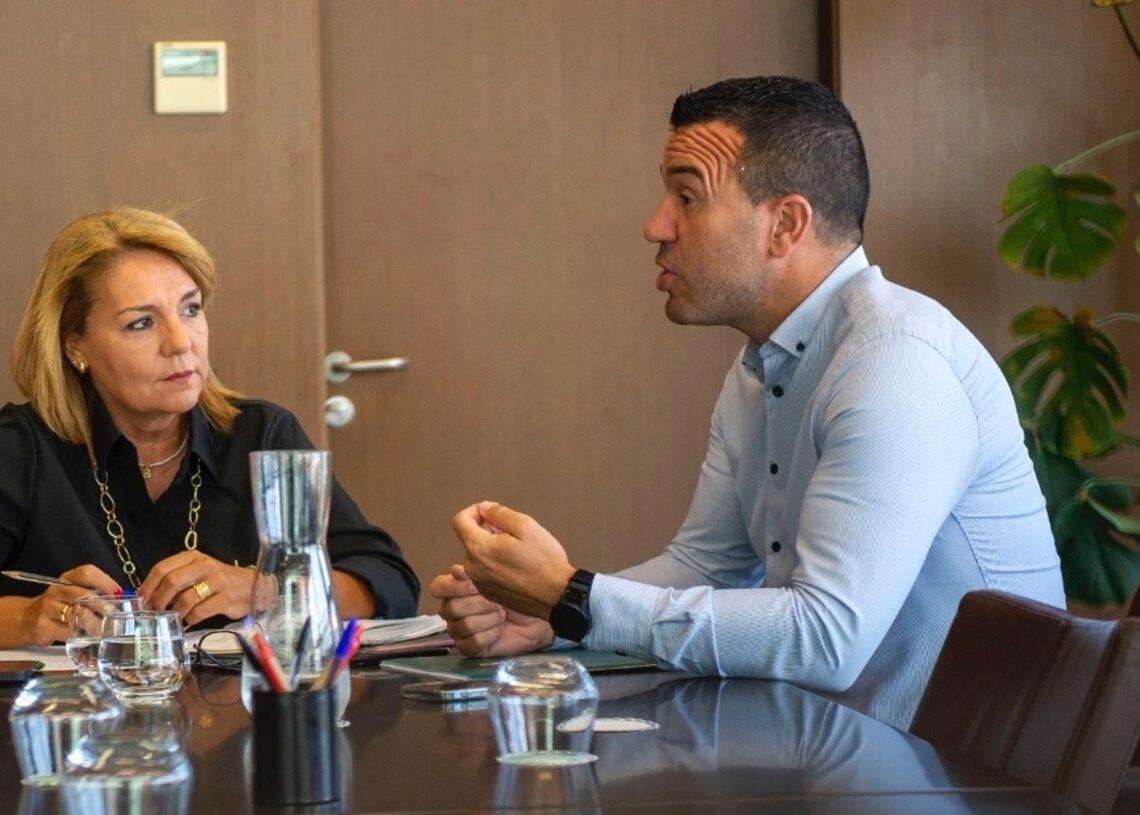 La vicepresidenta de la Generalitat Valenciana, Susana Camarero, y el presidente de la Diputación de Valencia, Vicente MompóGVA