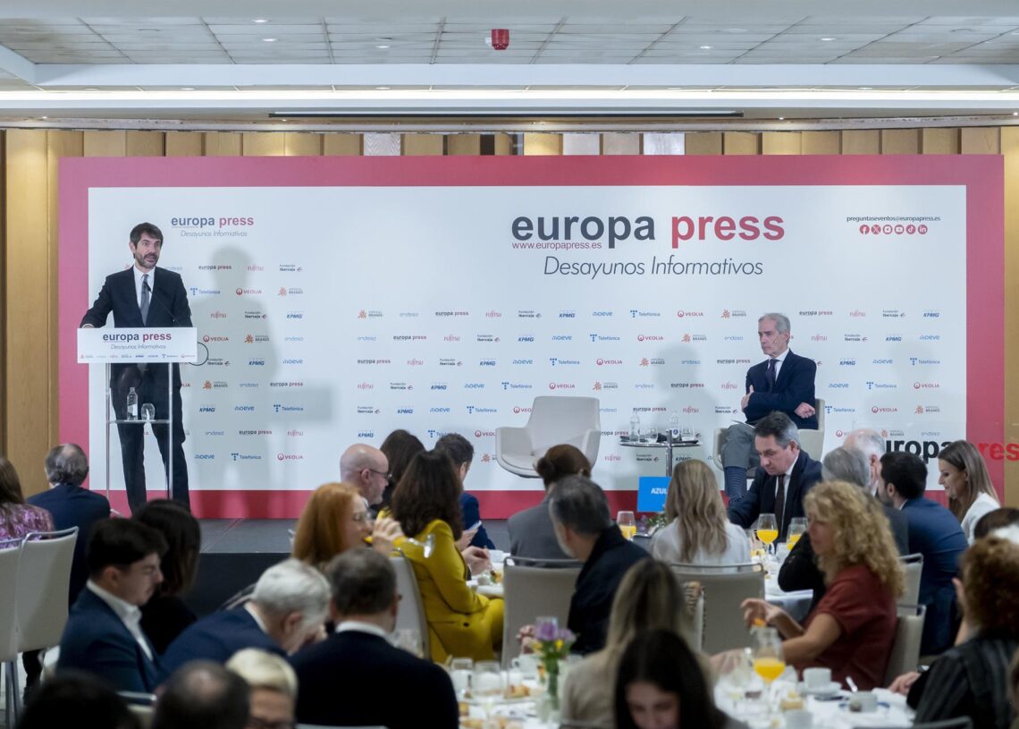 El ministro de Cultura, Ernest Urtasun, interviene en los Desayunos Informativos de Europa PressALEJANDRO ORTEGA - EUROPA PRESS
