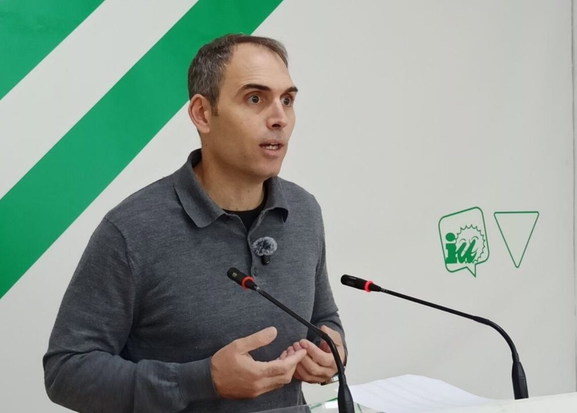 El coordinador general de IU Andalucía y diputado en el Congreso, Toni Valero, este lunes en MálagaIU ANDALUCÍA
