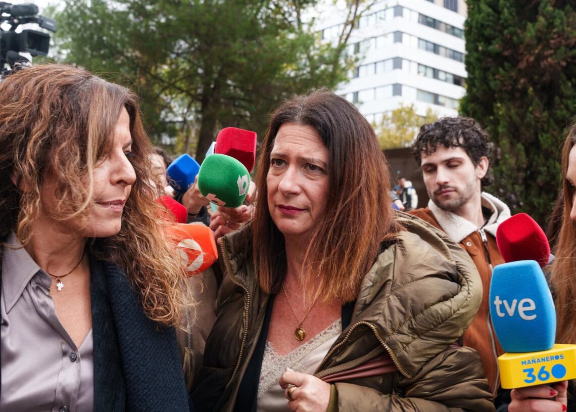 Leire Díez a su llegada a los juzgados de Plaza de Castilla.Matias Chiofalo - Europa Press