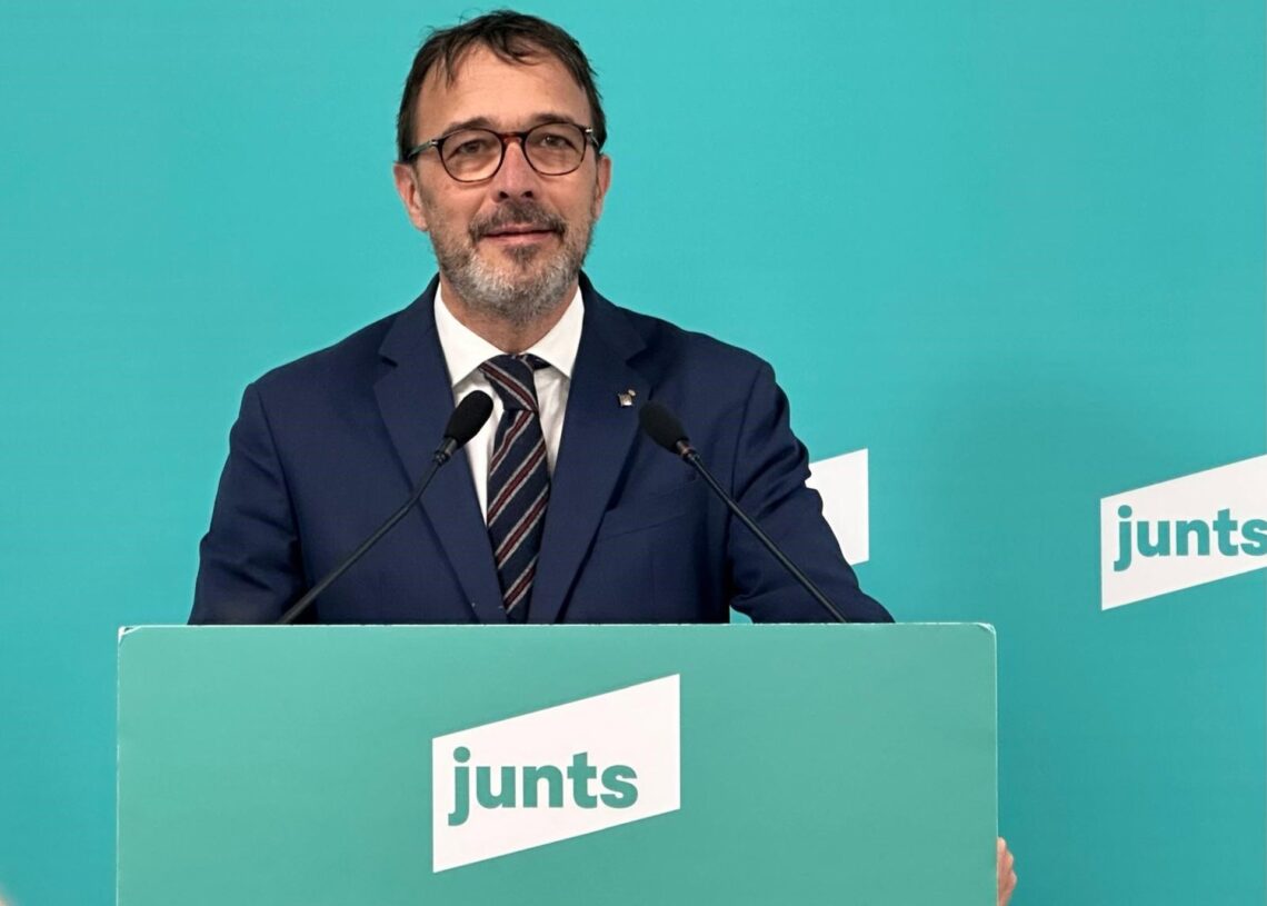 El portavoz de Junts, Josep RiusEUROPA PRESS