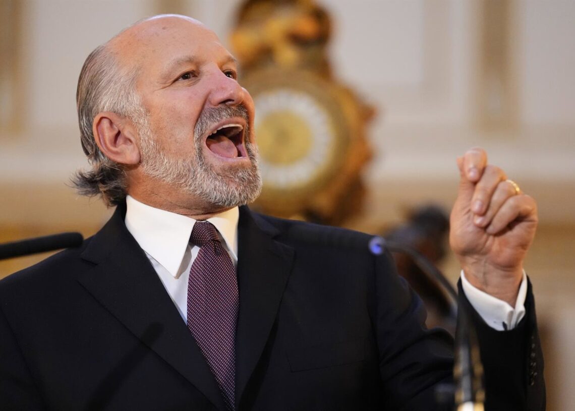 Archivo - El secretario de Comercio de Estados Unidos, Howard Lutnick Jordan Pettitt/PA Wire/dpa - Archivo