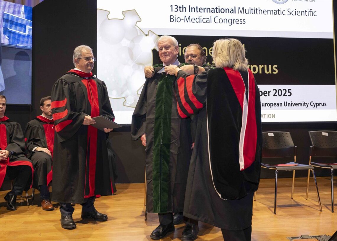 Chipre condecora a Valentín Fuster con el título de doctor 'honoris causa' y el Premio Presidencial de HonorCNIC