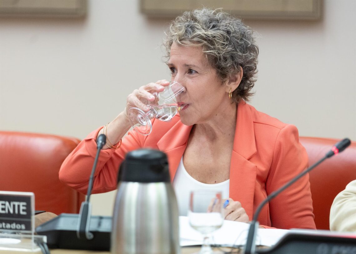 Archivo - La secretaria de estado de Seguridad, Aina Calvo, durante su comparecencia en la Comisión Mixta de Seguridad NacionalEduardo Parra - Europa Press - Archivo