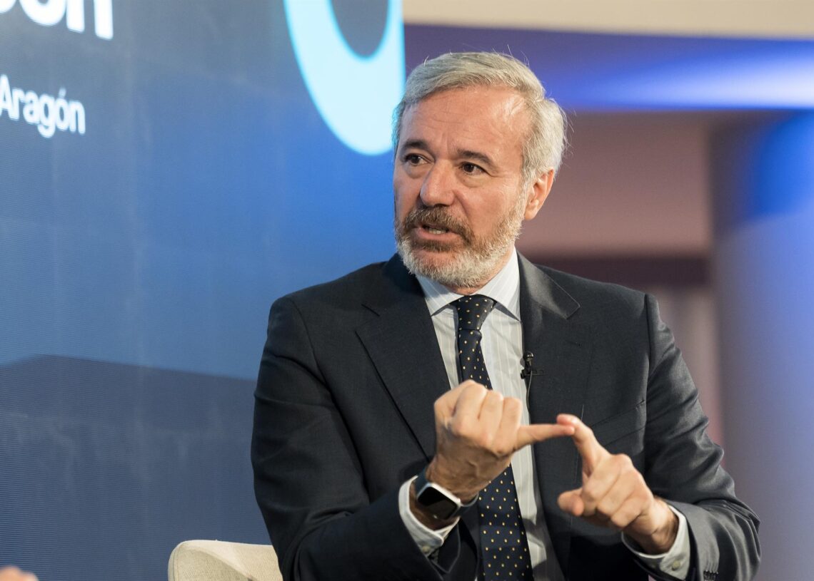El presidente de Aragón, Jorge Azcón, participa en el Congreso España 360º, en el Hotel Palace, a 25 de noviembre de 2025, en Madrid (España). Diego Radamés - Europa Press