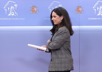 La portavoz de Vox en el Congreso, Pepa Millán, durante una rueda de prensaMarta Fernández - Europa Press