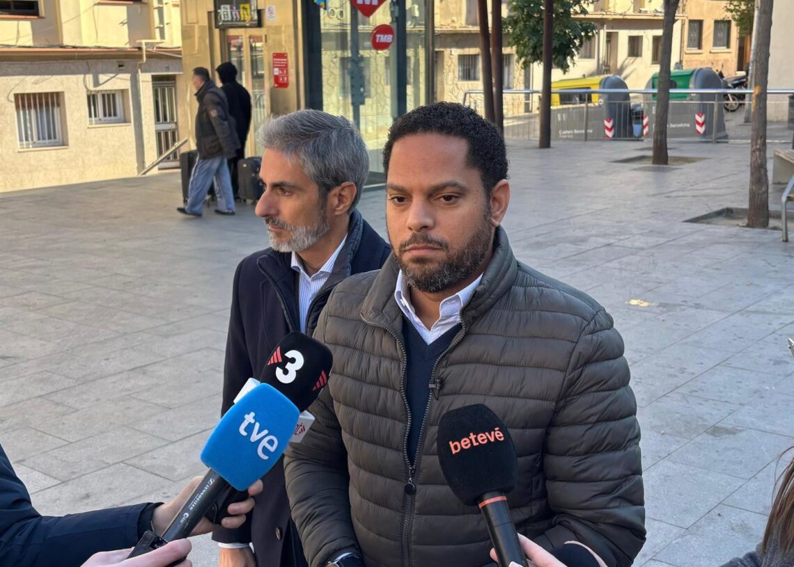 Garriga en declaraciones a los medios en Barcelona este martesEUROPA PRESS