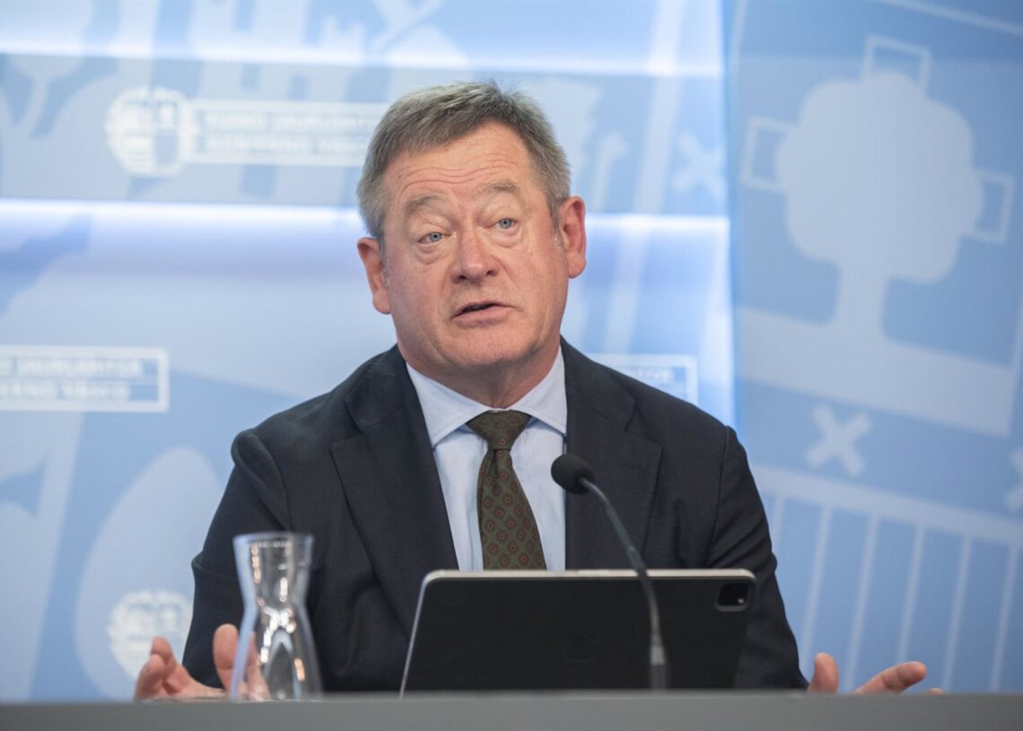 Archivo - El consejero de Seguridad, Bingen ZupiriaGAIZKA UCEDA-IREKIA - Archivo