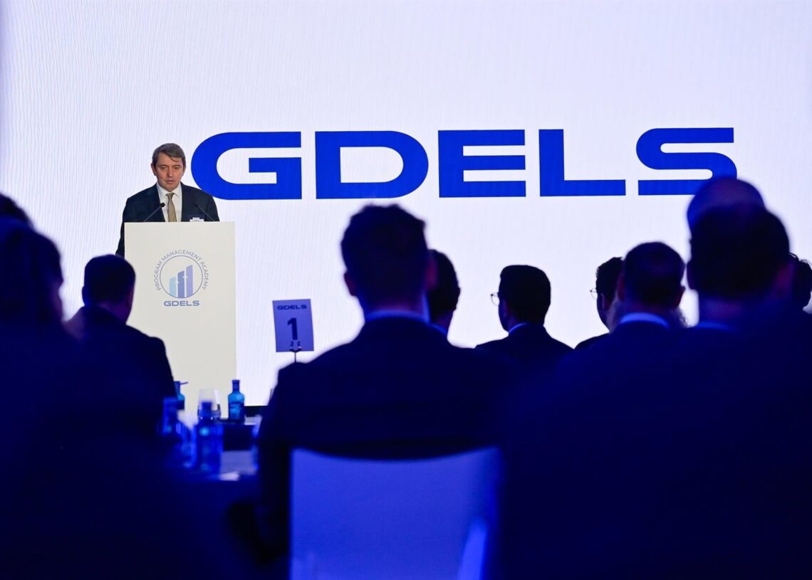 El presidente de GDELS, Antonio Bueno, durante la clausura de la primera edición de PMA.GDELS