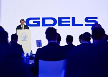 El presidente de GDELS, Antonio Bueno, durante la clausura de la primera edición de PMA.GDELS