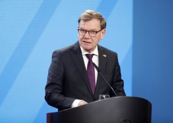 El ministro de Exteriores de Alemania, Johann Wadephul, durante una rueda de prensa en Berlín (archivo)Europa Press/Contacto/Bernd Elmenthaler