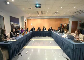 Un instante de la reunión de los participantes en el programa iberoamericano.GOBIERNO DE ANDORRA