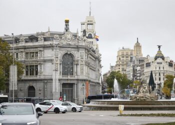 Fachada del Banco de España, a 24 de noviembre de 2025, en Madrid (España).Jesús Hellín - Europa Press
