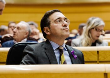 El ministro de Asuntos Exteriores, Unión Europea y Cooperación, José Manuel Albares, durante una sesión plenaria en el Senado, a 25 de noviembre de 2025Carlos Luján - Europa Press