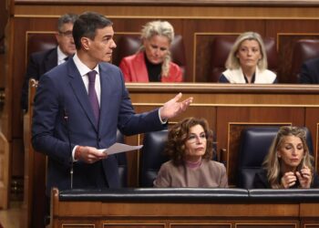 El presidente del Gobierno, Pedro Sánchez, interviene durante una sesión de control al Gobierno, en el Congreso de los Diputados, a 26 de noviembre de 2025, en Madrid (España).Eduardo Parra - Europa Press