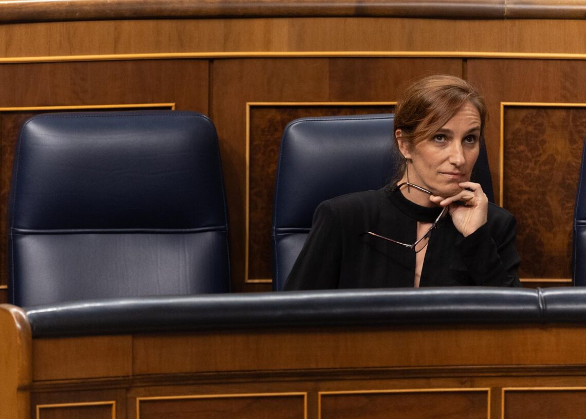 Archivo - La ministra de Sanidad, Mónica García, durante una sesión de control al Gobierno, en el Congreso Eduardo Parra - Europa Press - Archivo