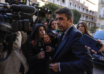 El 'president' en funciones, Carlos Mazón.ROBER SOLSONA/EUROPA PRESS