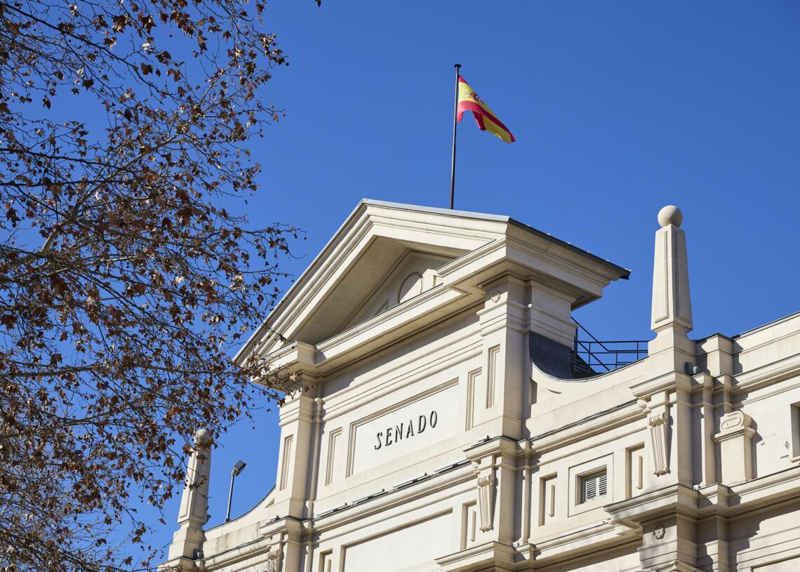 Archivo - Fachada del Palacio del Senado, a 14 de enero de 2025, en Madrid (España).Jesús Hellín - Europa Press - Archivo