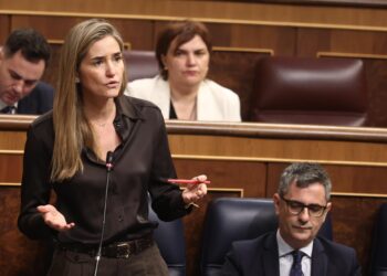La vicepresidenta tercera y ministra para la Transición Ecológica y el Reto Demográfico, Sara Aagesen, interviene durante una sesión de control al Gobierno, en el CongresoEduardo Parra - Europa Press