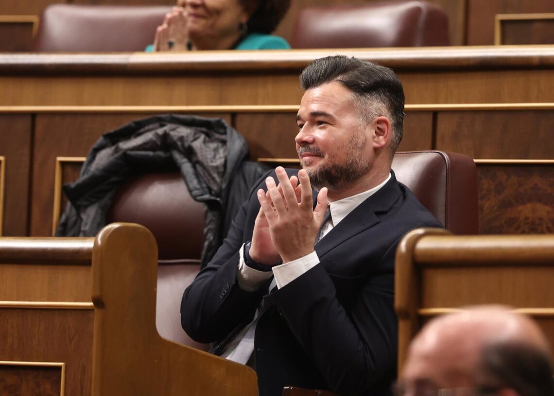 El portavoz de ERC en el Congreso, Gabriel Rufián.Eduardo Parra - Europa Press