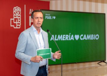 El secretario general del PSOE de Almería, José María Martín.PSOE