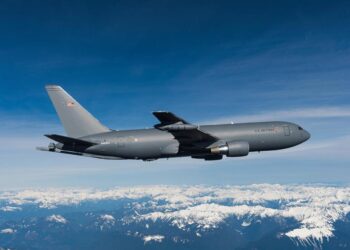 Archivo - Un avión cisterna KC-46A de BoeingBOEING - Archivo