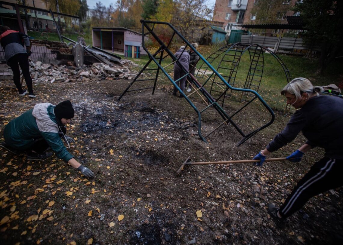 Archivo - Daños en una guardería en la provincia de Sumi a causa del impacto de un dron lanzado por Rusia contra Ucrania (archivo)Europa Press/Contacto/Francisco Richart - Archivo