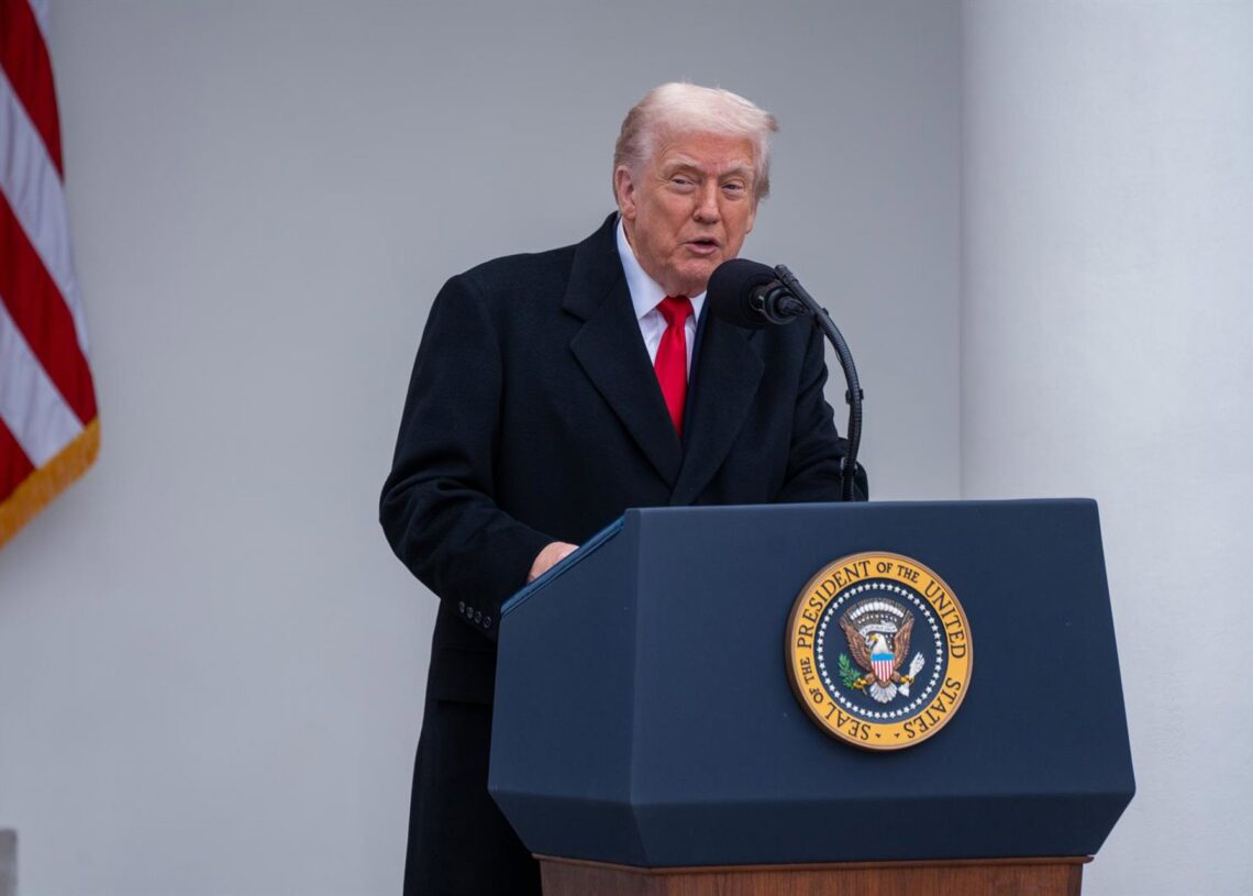 El presidente de Estados Unidos, Donald Trump, durante un acto en la Casa Blanca (archivo)Europa Press/Contacto/Andrew Leyden