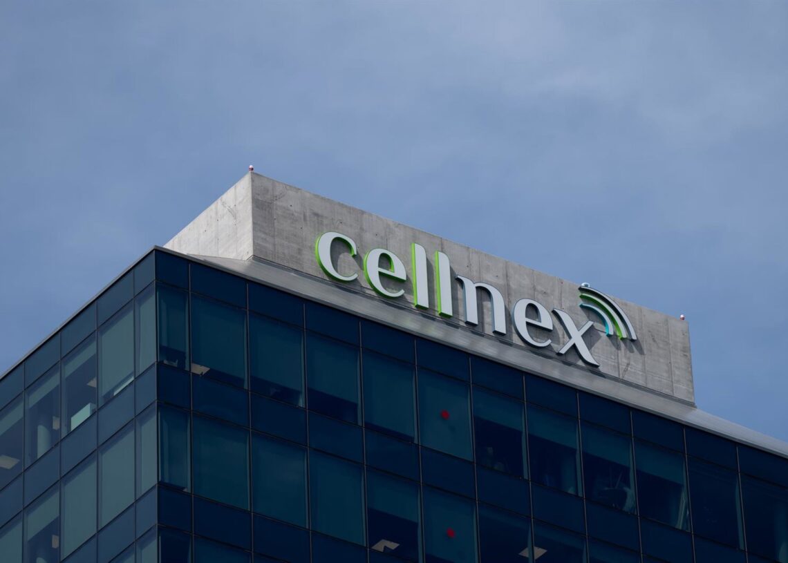 Archivo - Fachada de la sede de Cellnex, en Barcelona.David Zorrakino - Europa Press - Archivo