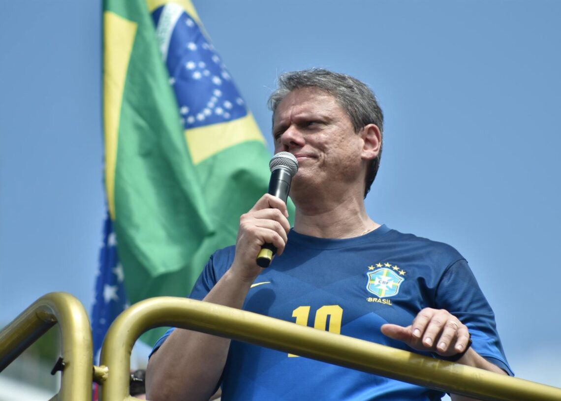 Archivo - Tarcísio de Freitas, gobernador de Sao Paulo.Europa Press/Contacto/Saulo Angelo - Archivo