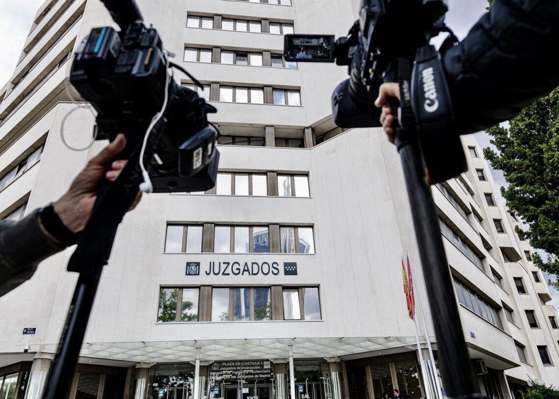 Archivo - Fachada de los juzgados de Plaza de Castilla, en Madrid (España).Carlos Luján - Europa Press - Archivo