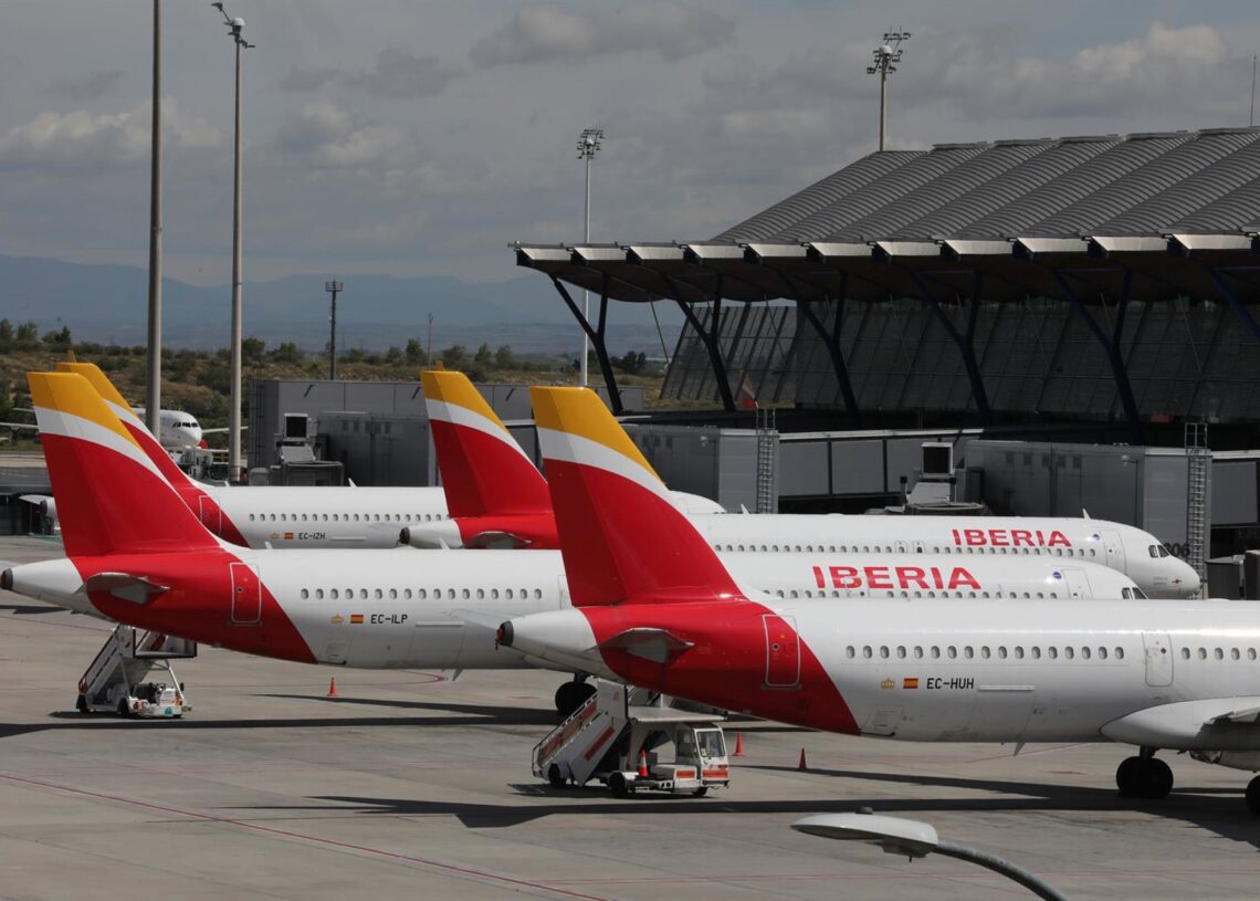Archivo - Varios aviones de Iberia.Marta Fernández Jara - Europa Press - Archivo