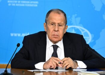 Archivo - El ministro de Exteriores de Rusia, Sergei Lavrov, durante una rueda de prensa en Moscú (archivo)-/Kremlin /dpa - Archivo