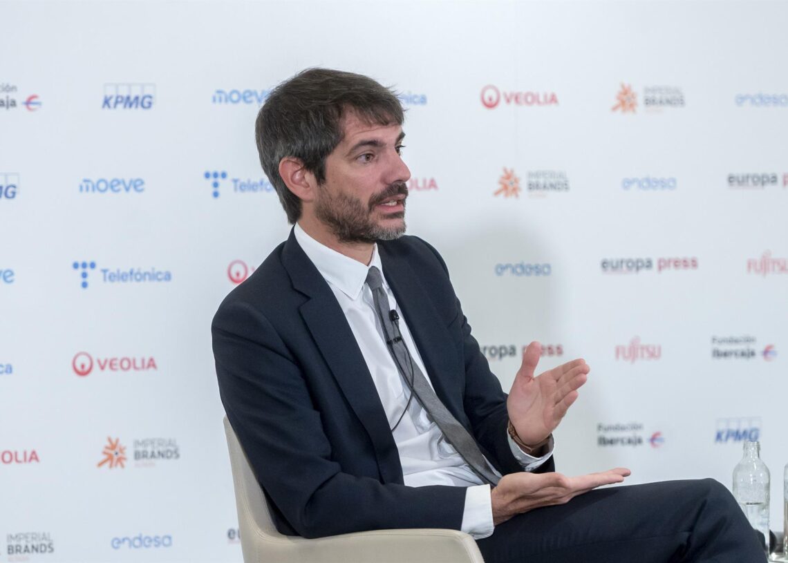 El ministro de Cultura, Ernest Urtasun, durante un desayuno informativo organizado por Europa Press, en el Hyatt Regency Hesperia Madrid, a 24 de noviembre de 2025, en Madrid (España).Alberto Ortega - Europa Press