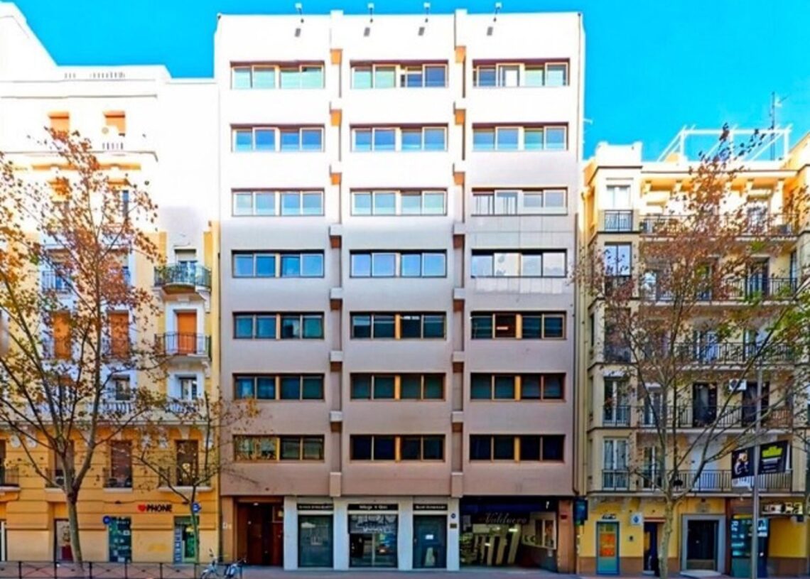 Mutualidad vende cuatro plantas del número 115 de la calle Goya, en Madrid.MUTUALIDAD