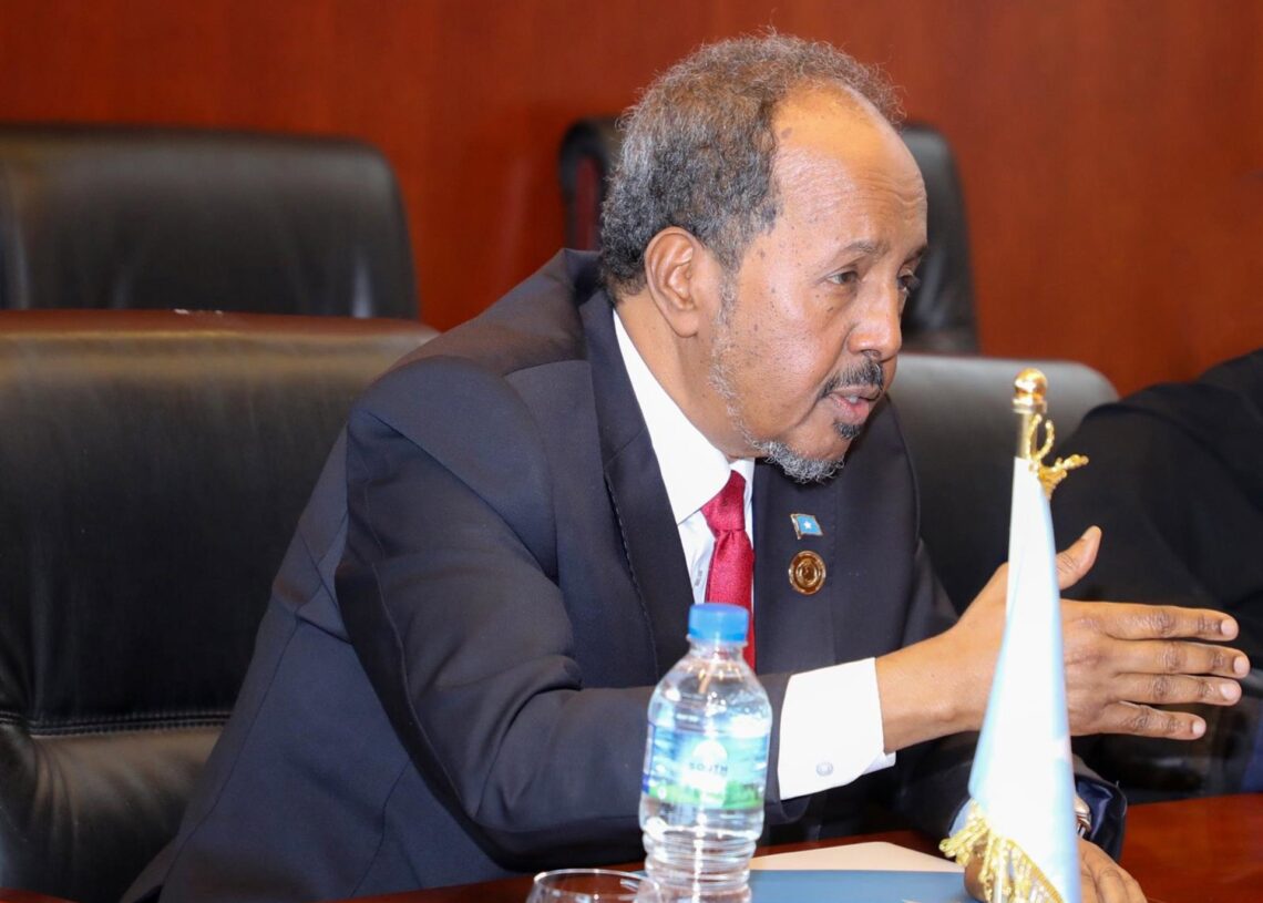 Archivo - El presidente de Somalia, Hasán Sheij Mohamud (archivo)PRESIDENCIA DE SOMALIA - Archivo