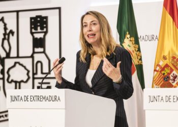 Archivo - La presidenta de la Junta de Extremadura, María Guardiola, en una imagen de archivo.Carlos Ramos - Europa Press - Archivo