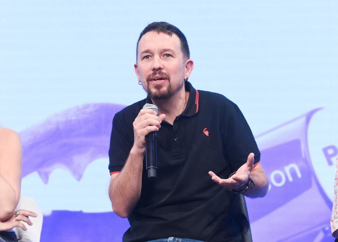 Archivo - El exvicepresidente del Gobierno y exsecretario general de Podemos, Pablo Iglesias, durante una intervención en la  Universidad de Otoño de Podemos en Espacio Ventas, a 18 de octubre de 2025, en Madrid (España).Gustavo Valiente - Europa Press - Archivo